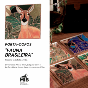 Porta-copos Fauna Brasileira